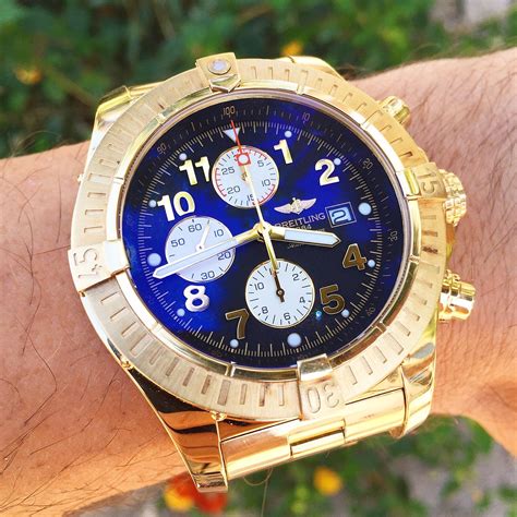 breitling super avenger gold|breitling super avenger for sale.